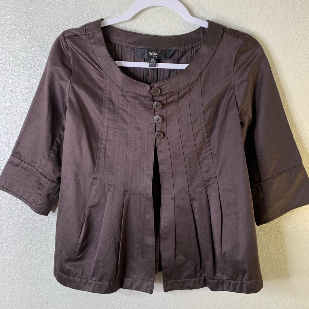 Mossimo brown blazer, size XS